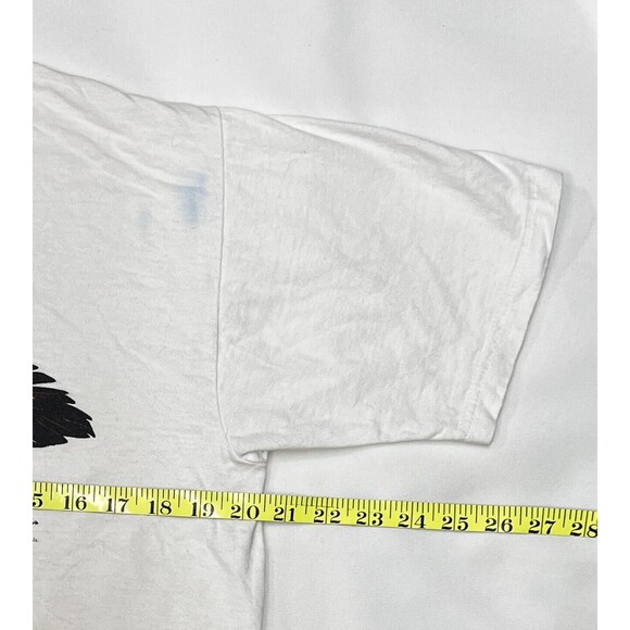 VTG 1997 CBS Dr. Quinn Medicine Woman White Graphic T shirt Sz M Gildan HEAVY - Picture 5 of 9